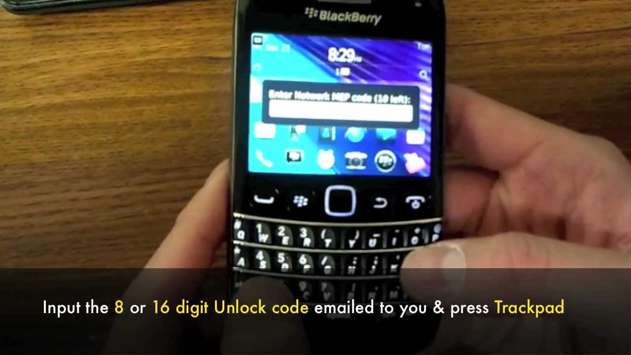 Telus blackberry bold 9900 unlock code free online